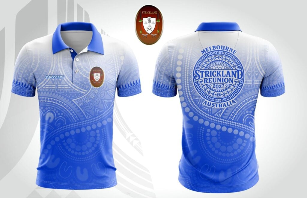 reunion opening day polo (blue)